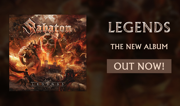 Sabaton's new album "Legends" is out now!