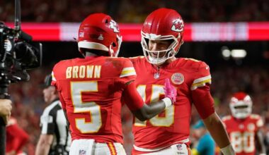 Patrick Mahomes leads Kansas City Chiefs back to .500 with win over Detroit Lions