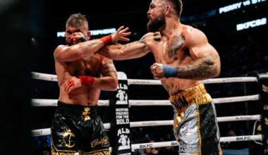 Mike Perry KOs Jeremy Stephens at BKFC 82