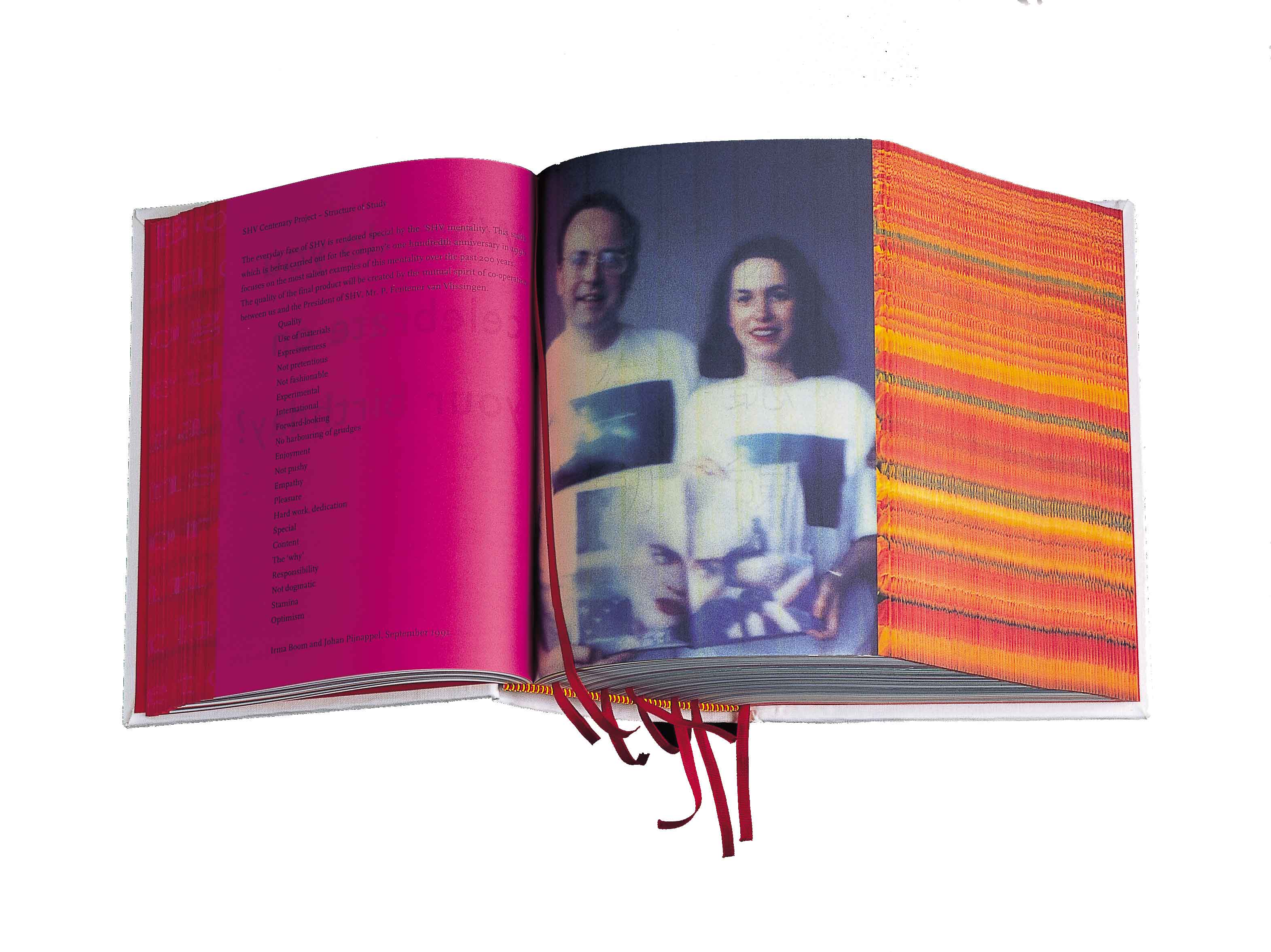 a book by Irma Boom with over 2,000 pages for SHV