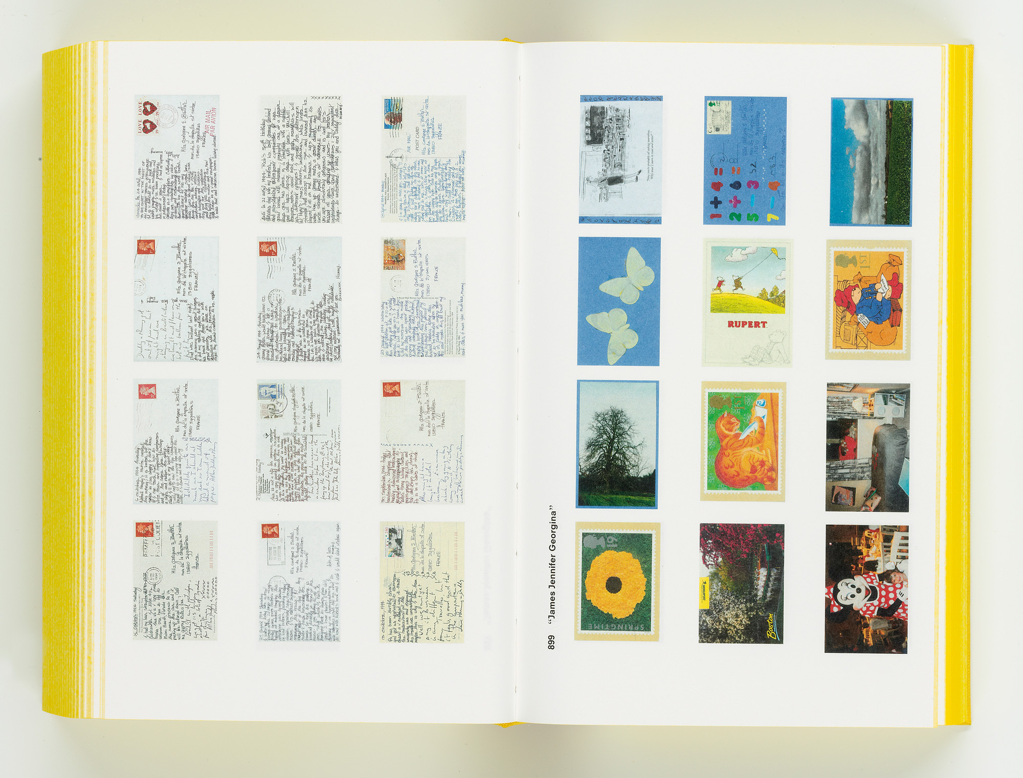 Book spread by Irma Boom