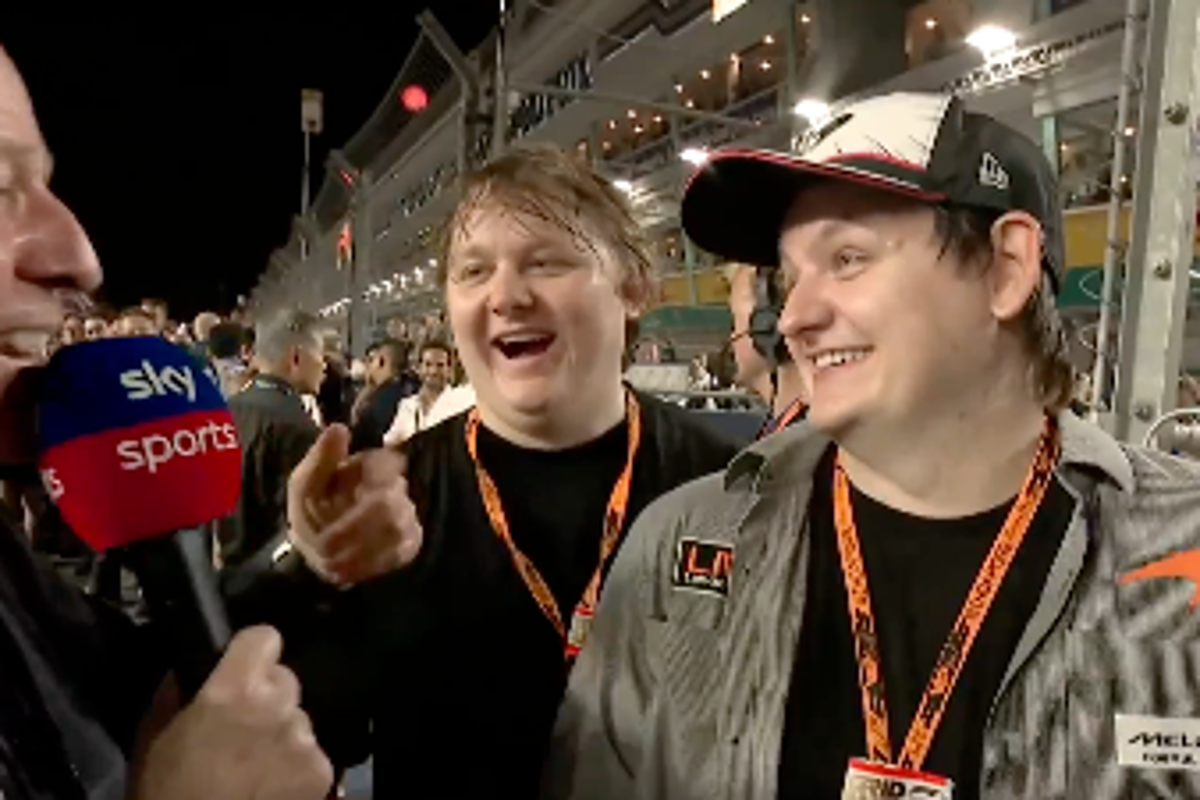 Martin Brundle mistakes Lewis Capaldi for his brother in hilarious F1 grid moment