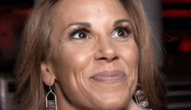 Mickie James addresses the crotch spot with Trish Stratus from WWE WrestleMania 22