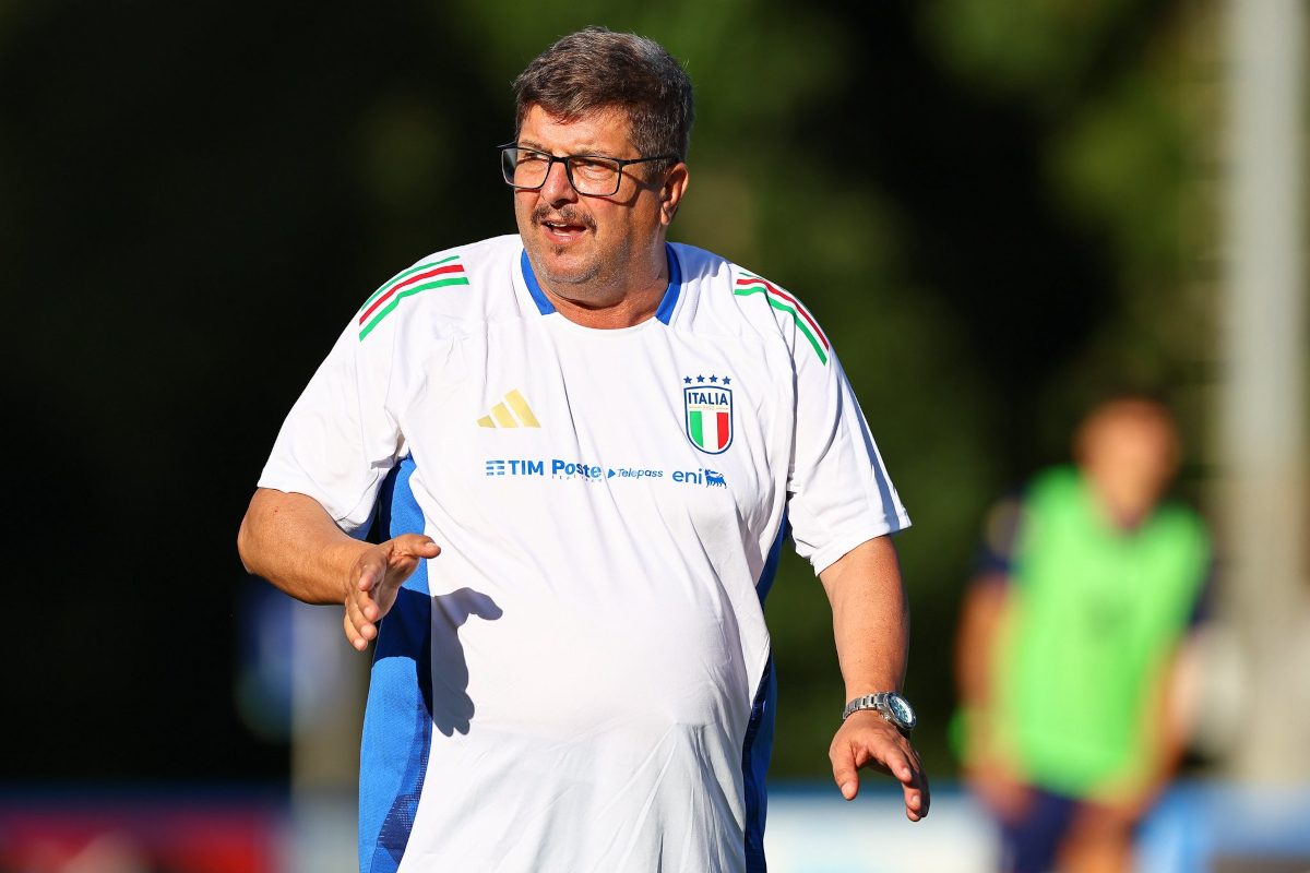 Italy Under-21 coach Silvio Baldini (@azzurri)