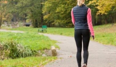 The ideal daily walking distance