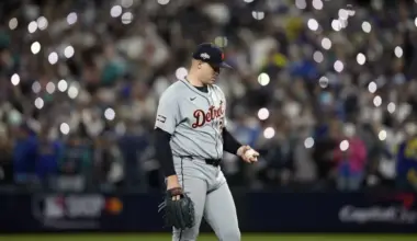 Only three pitchers in MLB history have struck out more batters through five postseason starts than Tigers' Tarik Skubal image