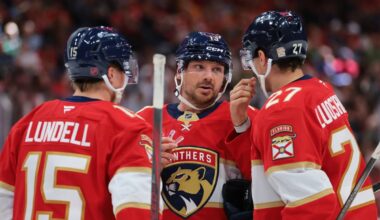 Panthers start season on top again despite Barkov, Tkachuk injuries