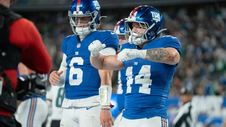 Why NFL fined Cam Skattebo $15,000 after Jaxson Dart concussion protocol image