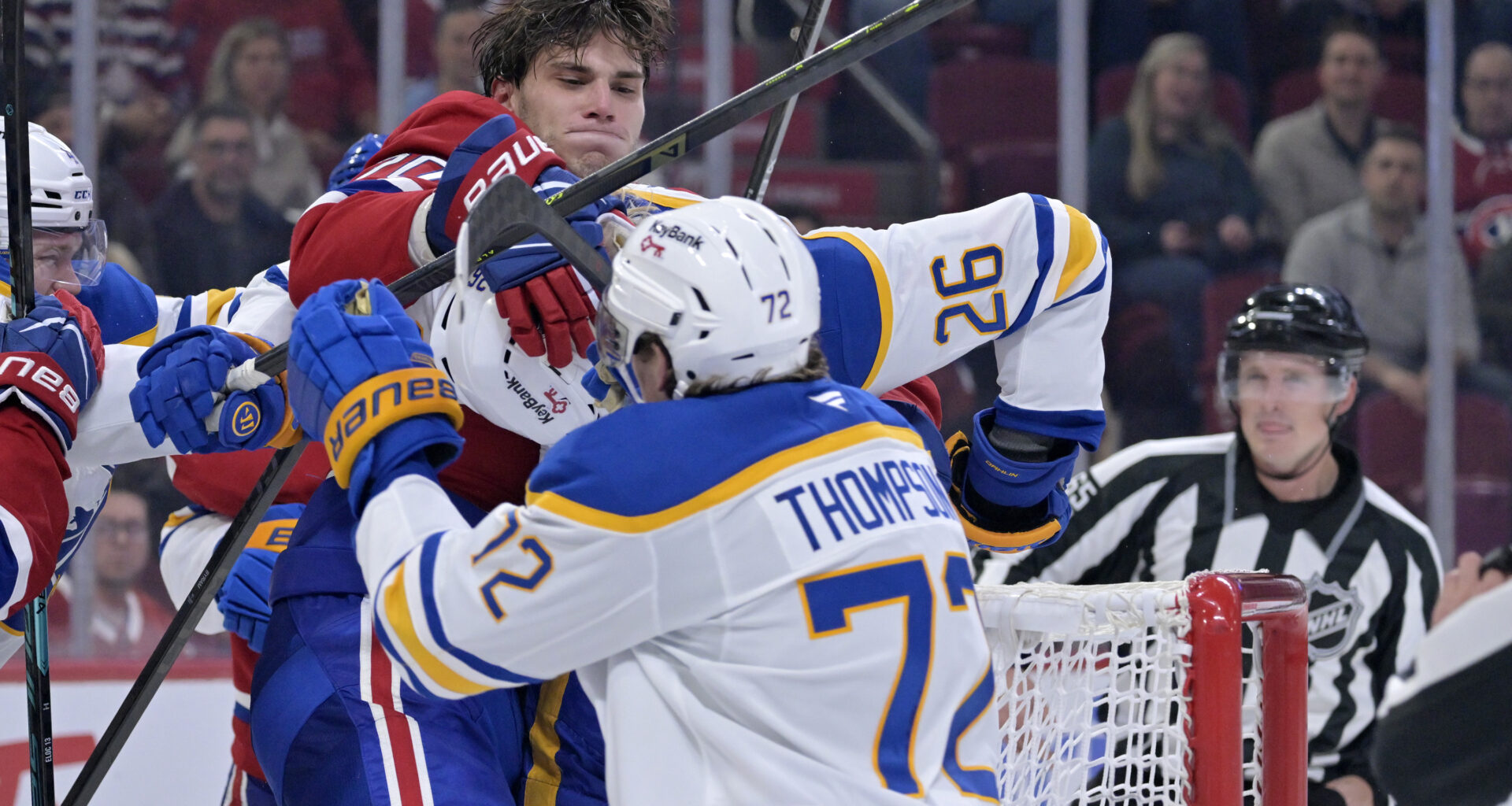 Juraj Slafkovsky is playing hard-nosed hockey