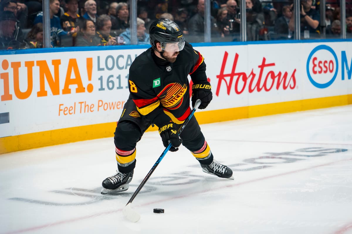 Canucks’ Garland being evaluated after exiting vs. Rangers