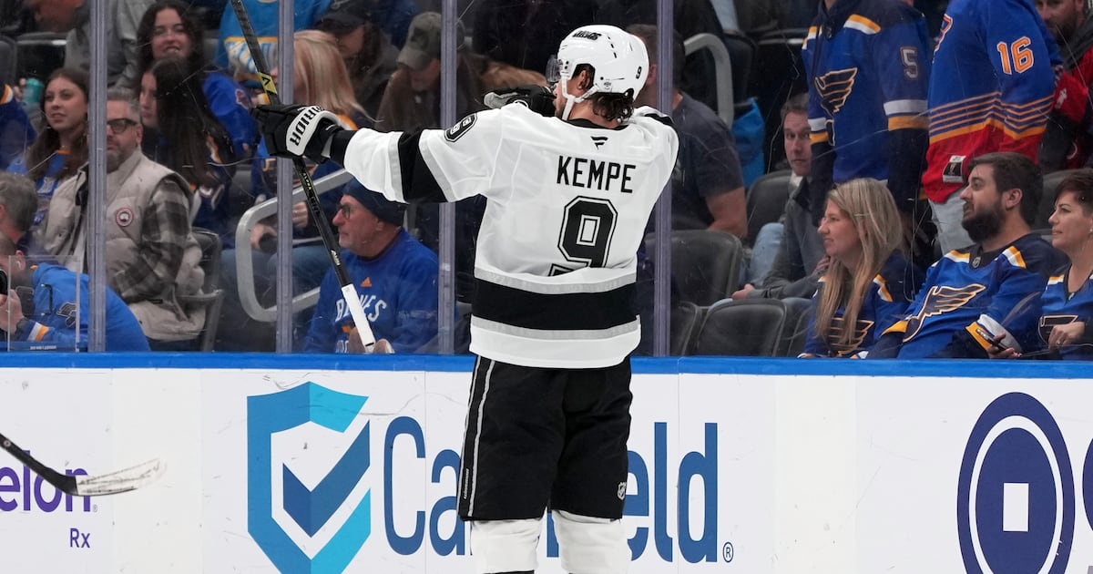 Adrian Kempe scores in overtime to end Los Angeles Kings’ losing streak, take down St. Louis Blues