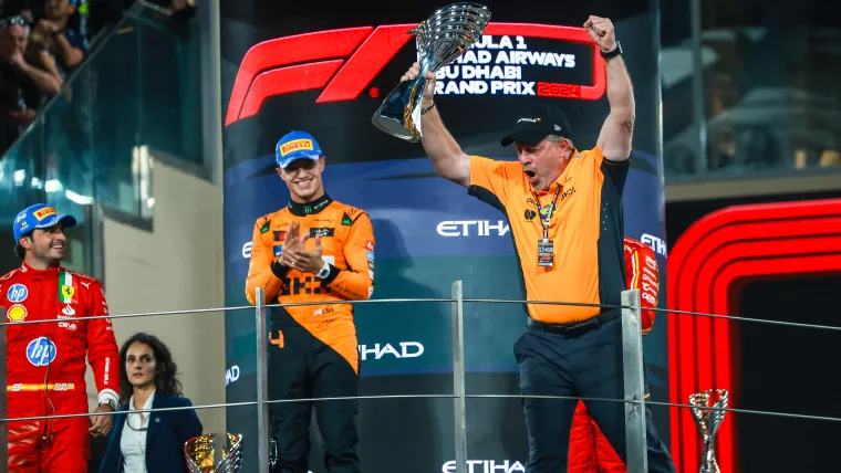 Which years did McLaren win the constructors' championship? image