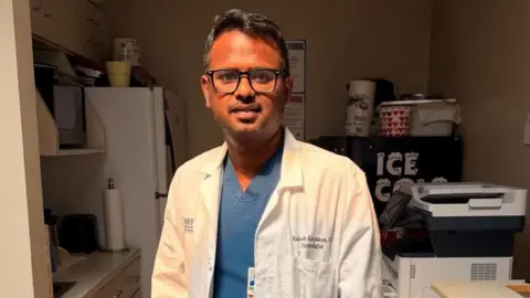 Rakesh Kanipakam Dr Rakesh Kanipakam, a doctor trained in the southern Indian state of Andhra Pradesh, travels hundreds of miles every week to treat patients with failing kidneys