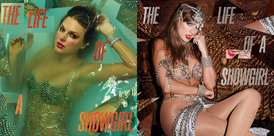 Album covers of ″The Life of a Showgirl″ by Taylor Swift [REPUBLIC RECORDS]