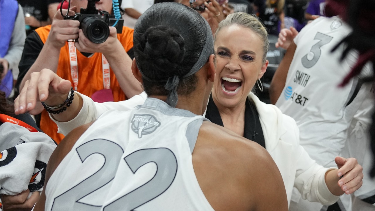 Aces' Becky Hammon secures place among coaching greats with latest title