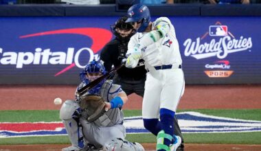 Bo Bichette not in Blue Jays lineup for Game 2 of World Series