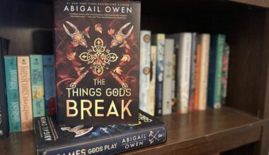 Looking for a new romantasy? Check out 'The Things Gods Break' by Abigail Owen.