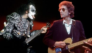 Bob Dylan feuded with Kiss. Then he wrote with Gene Simmons