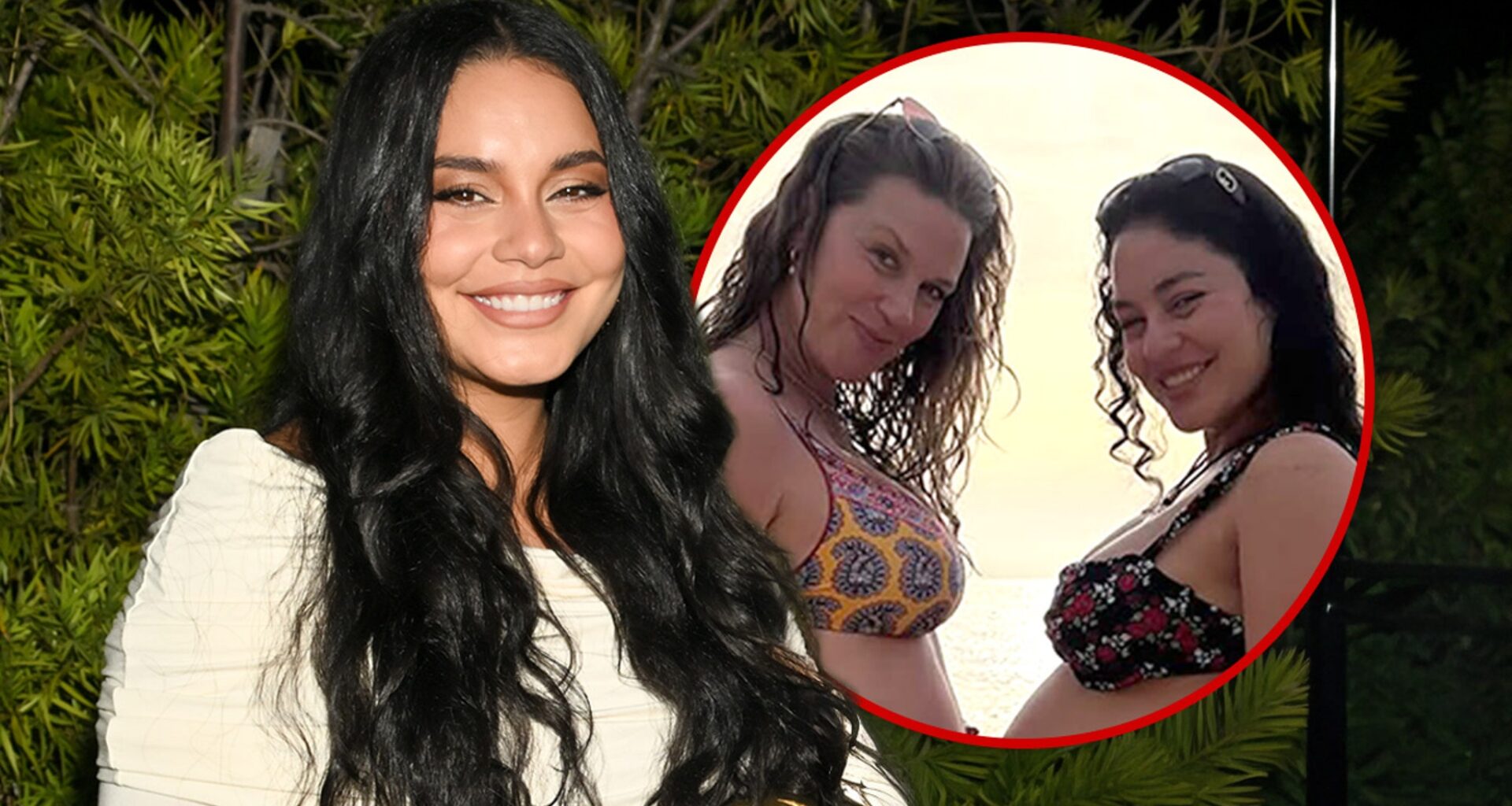 Vanessa Hudgens Shows Off Baby Bump in Bikini