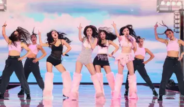 K-pop girl group Twice perform during the 2025 Victoria's Secret Fashion Show in New York City on Oct 15.
