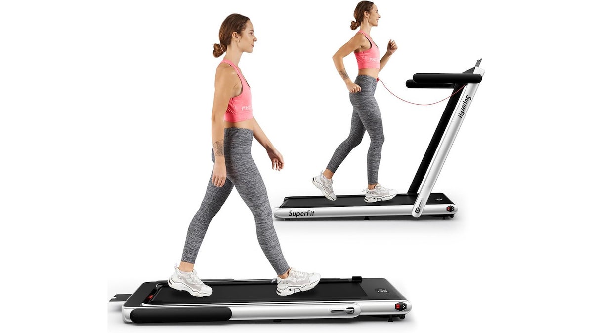 This machine gives you the best of both worlds: walking pad and full treadmill. 