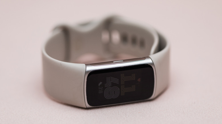 A fitbit charge 6 fitness tracker