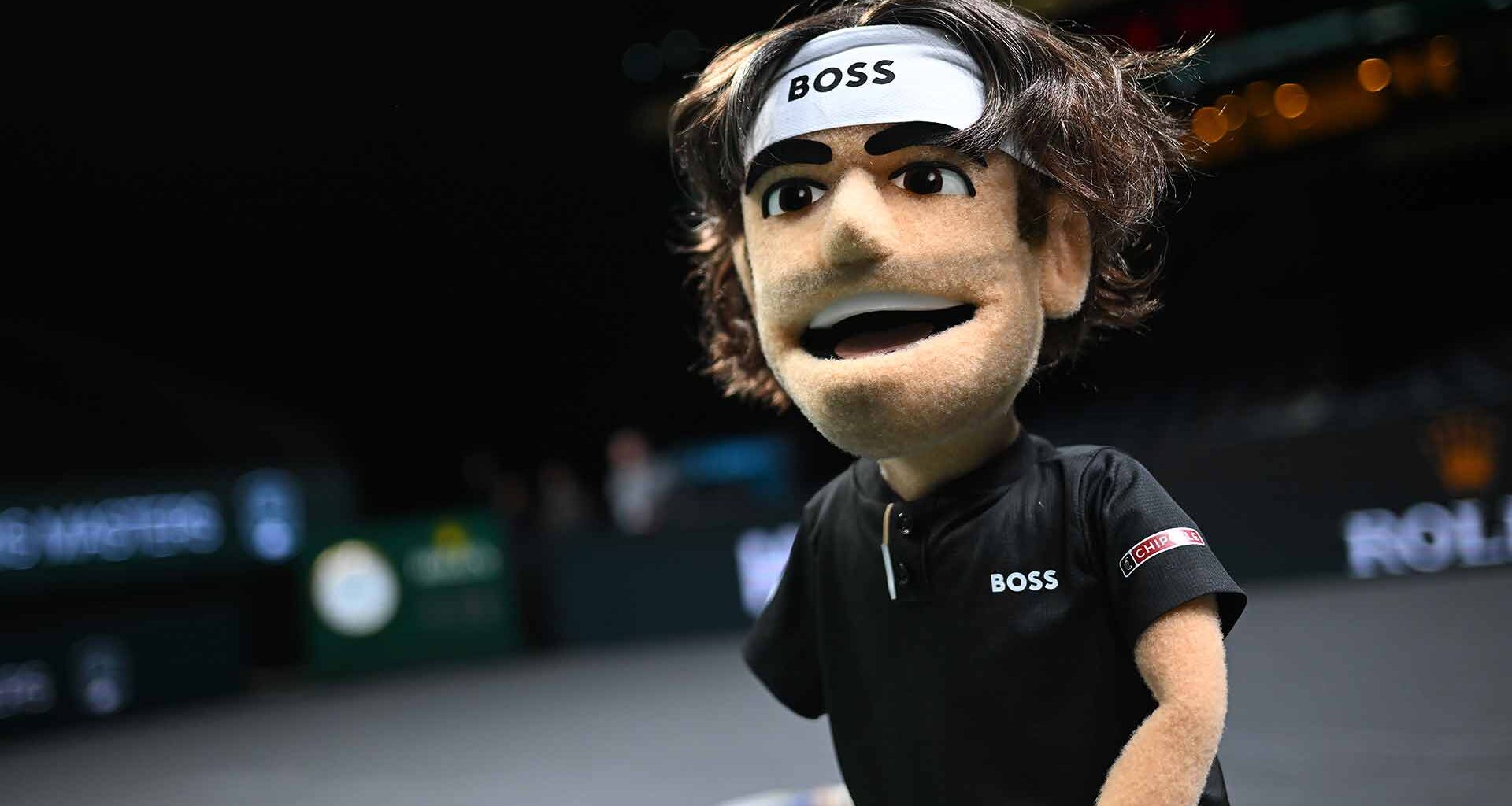 Taylor Fritz gets off to a winning start Tuesday at the Rolex Paris Masters.