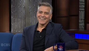 George Clooney is "very proud" of the Louvre robbers