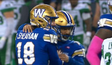 Castillo drills walk-off FG as the Bombers beat the Riders – TSN