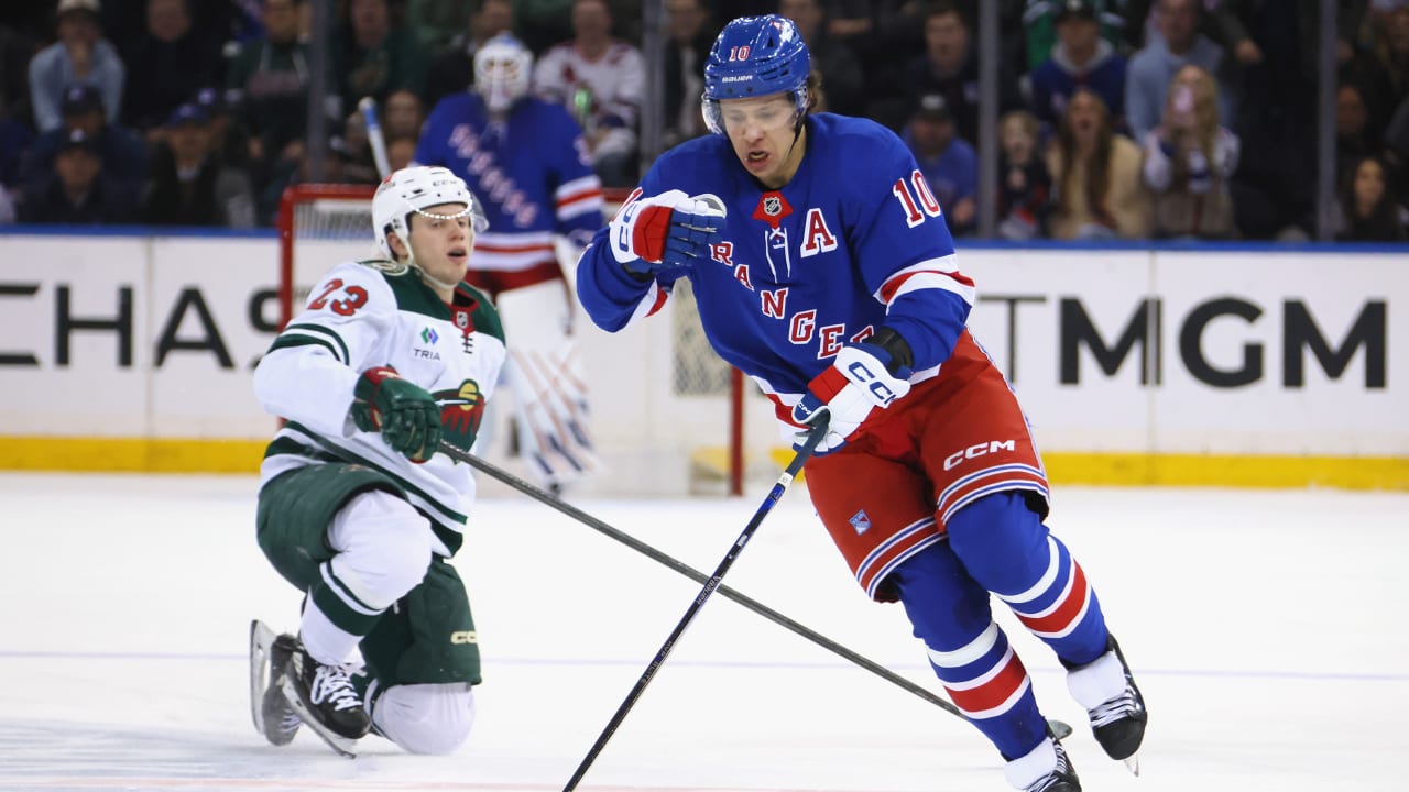 NHL On Tap: Rangers seek to end home drought against Wild