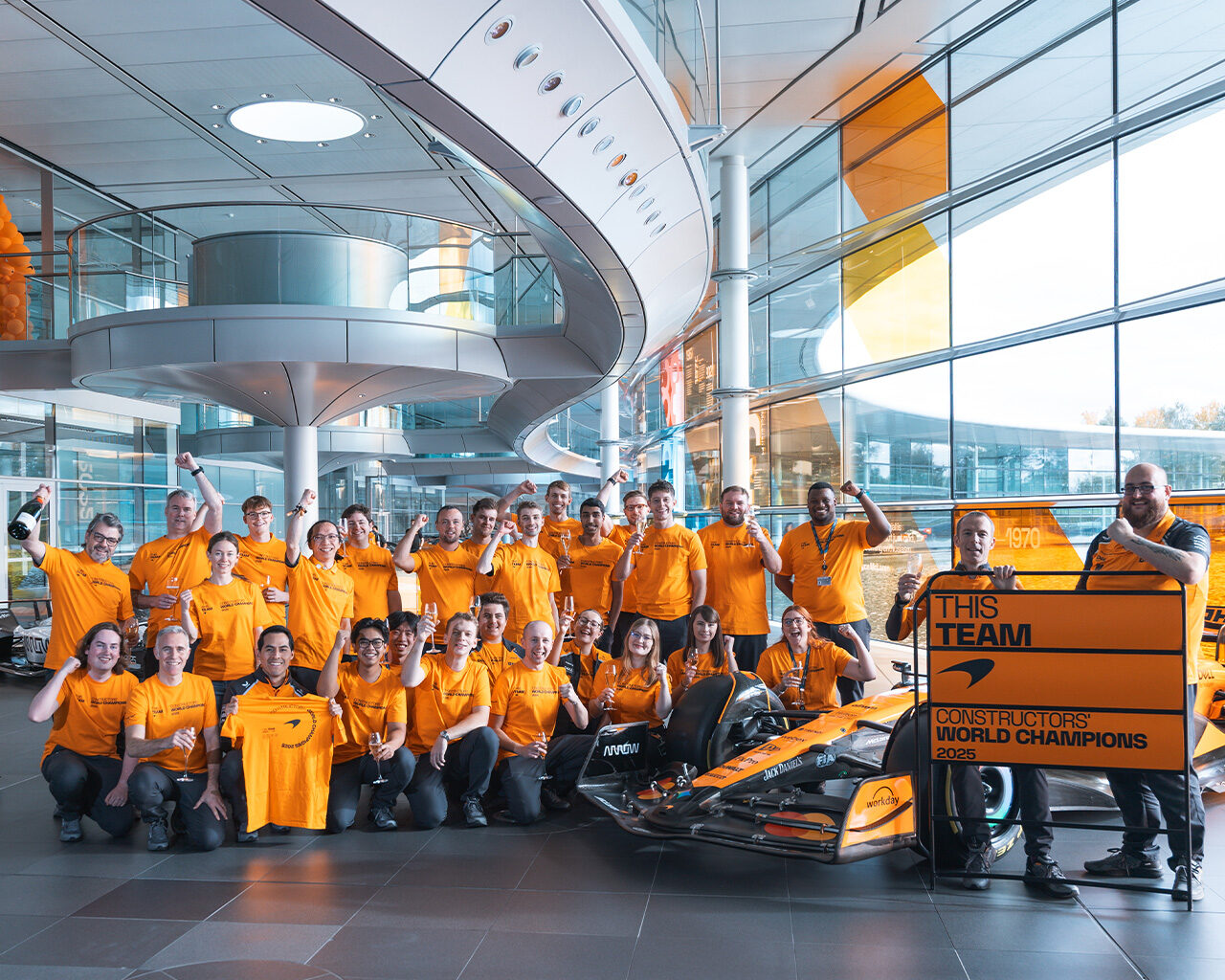 McLaren’s 2025 Constructors’ Championship win according to social media