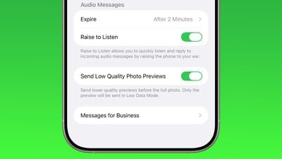 ios 26 messages low quality previews