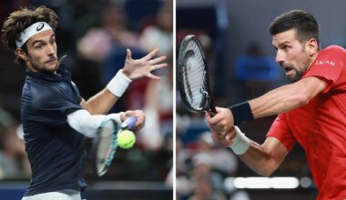 Lorenzo Musetti and Novak Djokovic will be in action at the Vanda Pharmaceuticals Hellenic Championship in Greece.