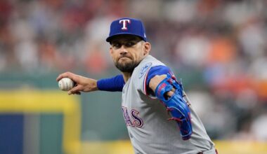Rangers RHP Nathan Eovaldi recovering from surgery for sports hernia