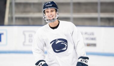 McKenna, projected No. 1 pick in 2026 NHL Draft, 'pumped' to make Penn State debut