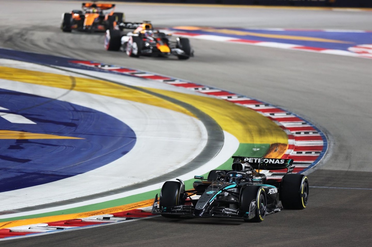 LIVE: F1 Singapore GP commentary and updates – Russell wins, McLaren constructors' champions | Live text
