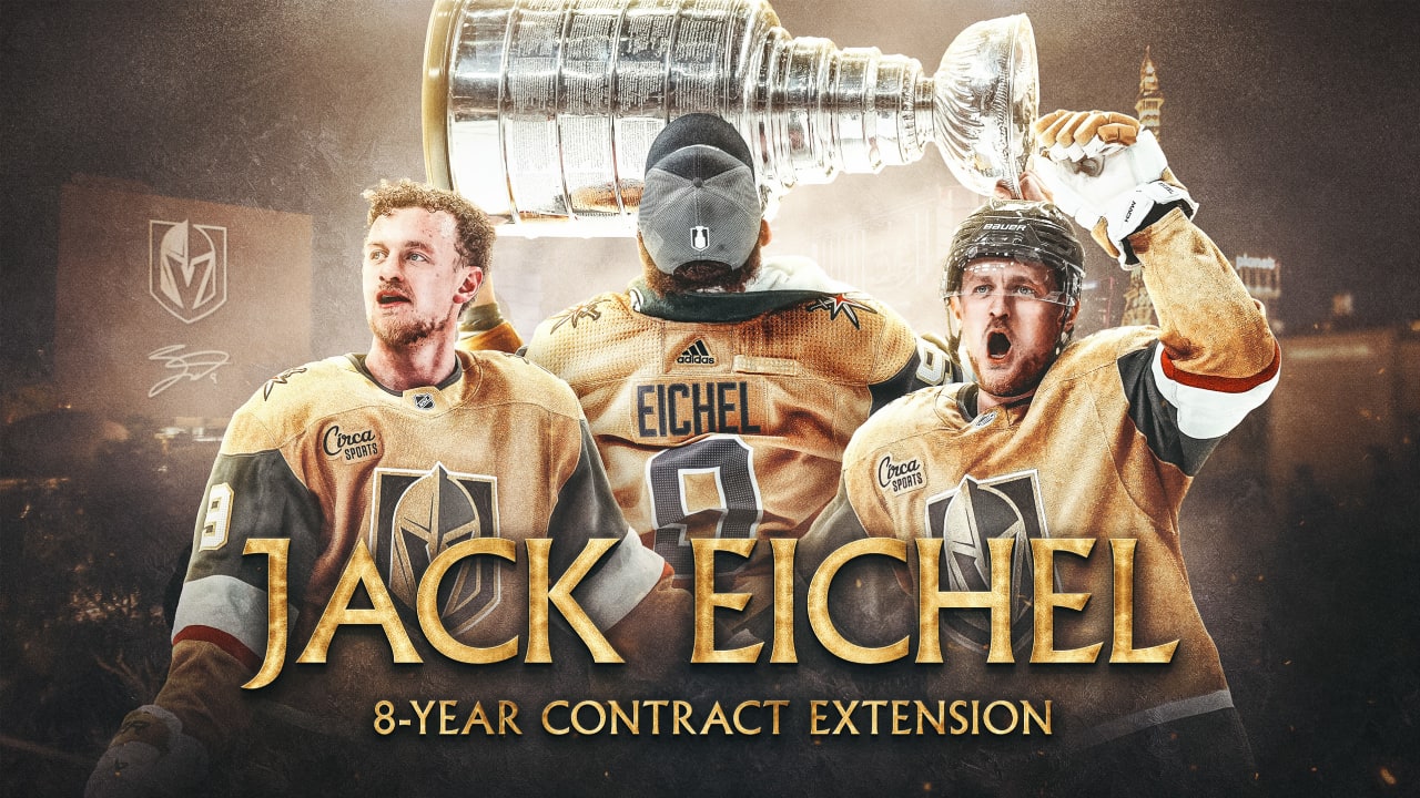 Vegas Golden Knights Sign Forward Jack Eichel to Eight-Year Contract Extension