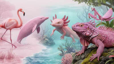 12 rare pink animals that show nature's unusual colour choices