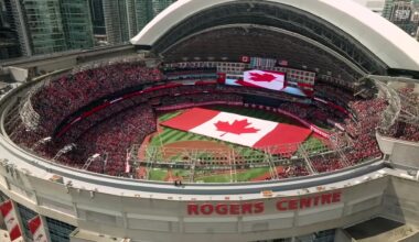 7 people charged with flying drones over Rogers Centre during Blue Jays playoff games