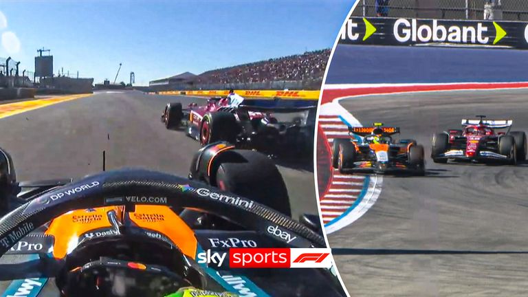 Lando overtakes Leclerc again!