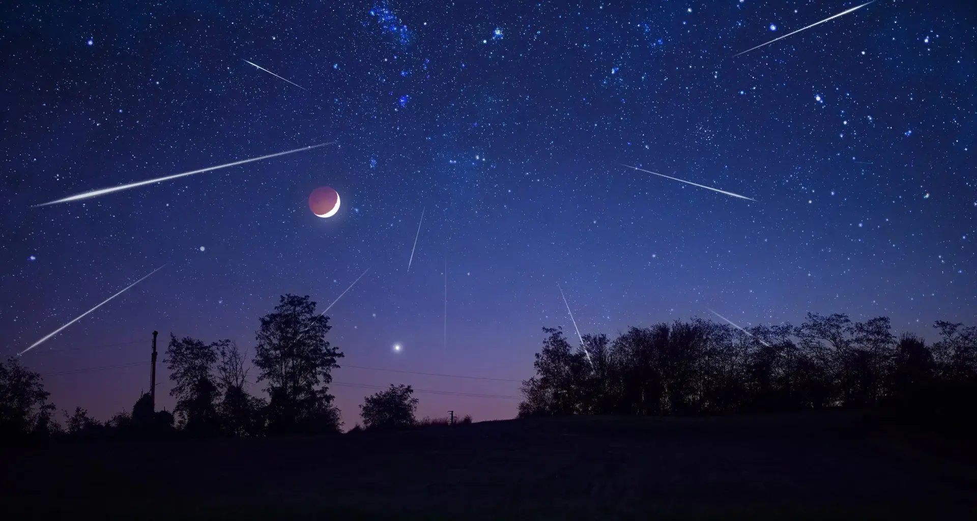 October’s sky comes alive with a supermoon and shooting stars