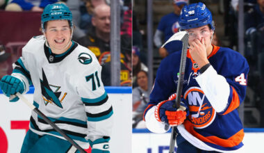 Celebrini, Schaefer set for battle of most recent No. 1 picks when Sharks visit Islanders