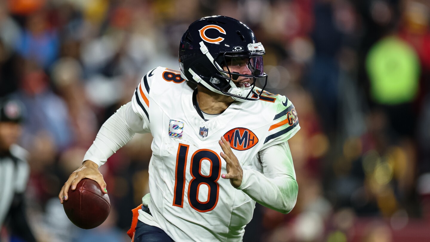 Caleb Williams is on pace to become the Bears' first 4,000-yard passer