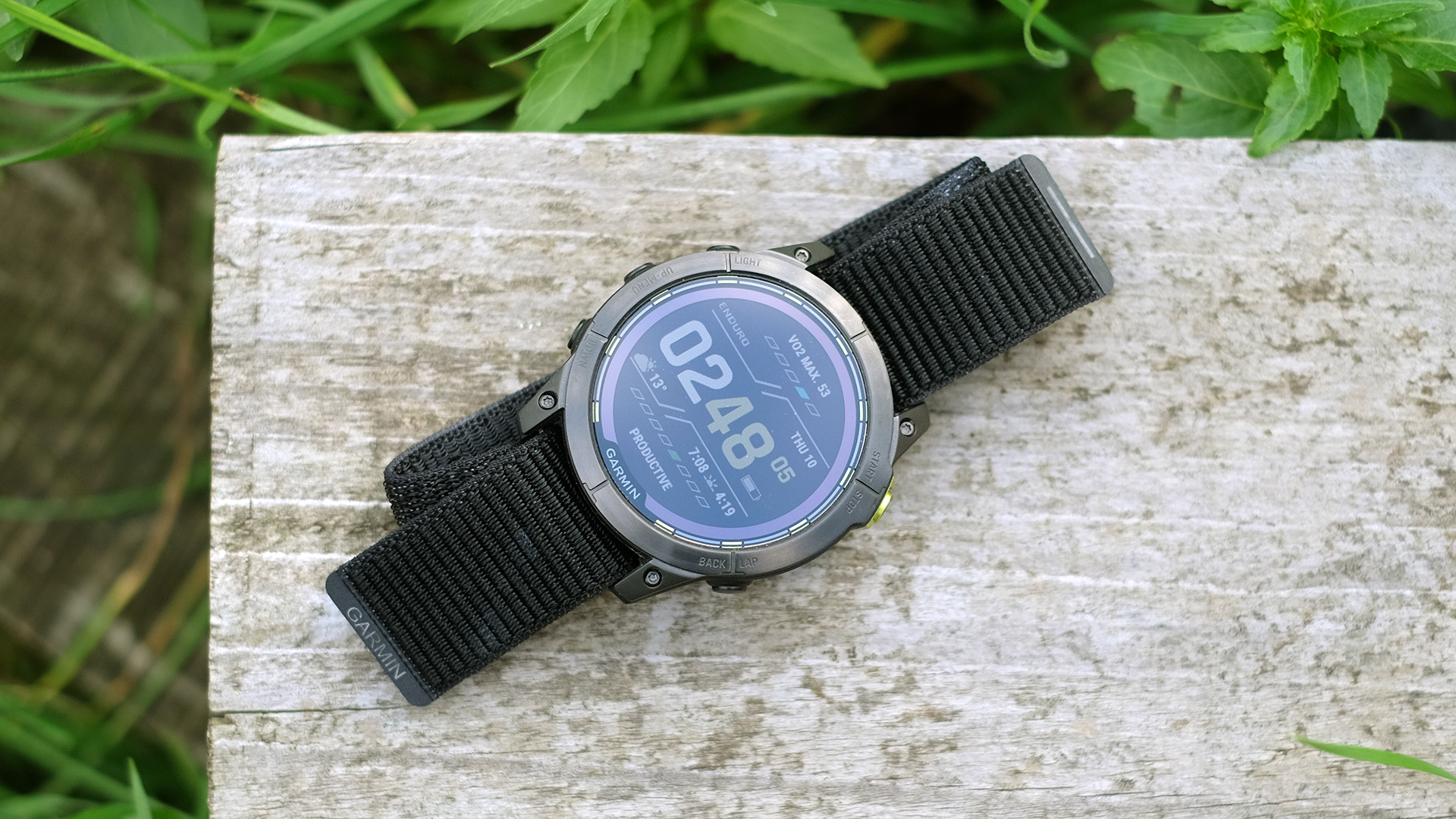 Garmin Enduro 2 being tested by Live Science contributor Andrew Williams