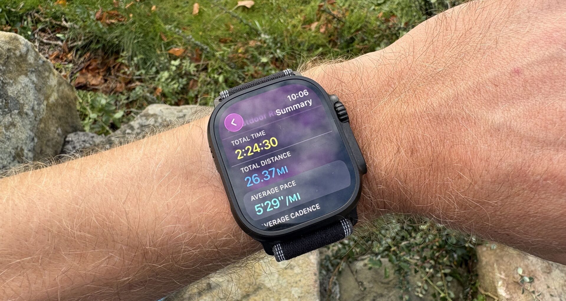 I took the Apple Watch Ultra 3 away for a weekend and ran a marathon — and I didn’t have to charge it once