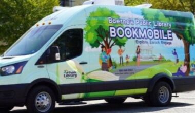 Heath Library excited about Bookmobile arrival