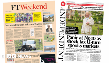 'Panic at No 10' and investors 'lose faith' in Budget