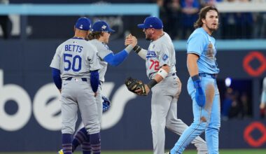 What Playoff History Says About Teams in Blue Jays, Dodgers' Positions in Game 7