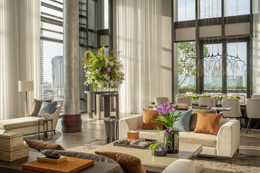 Four Seasons Bangkok at Chao Phraya River came in second place.