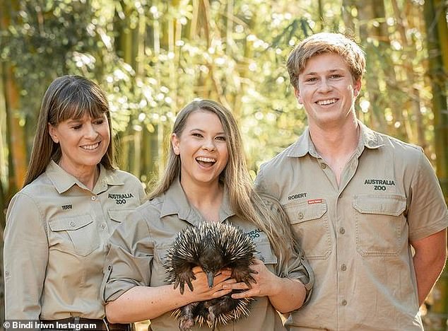 Pictured: Australia Zoo operators Terri, Bindi and Robert Irwin